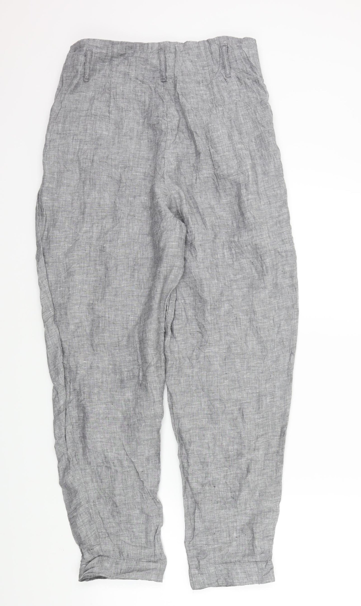 M&S Womens Grey   Trousers  Size 12 L27 in