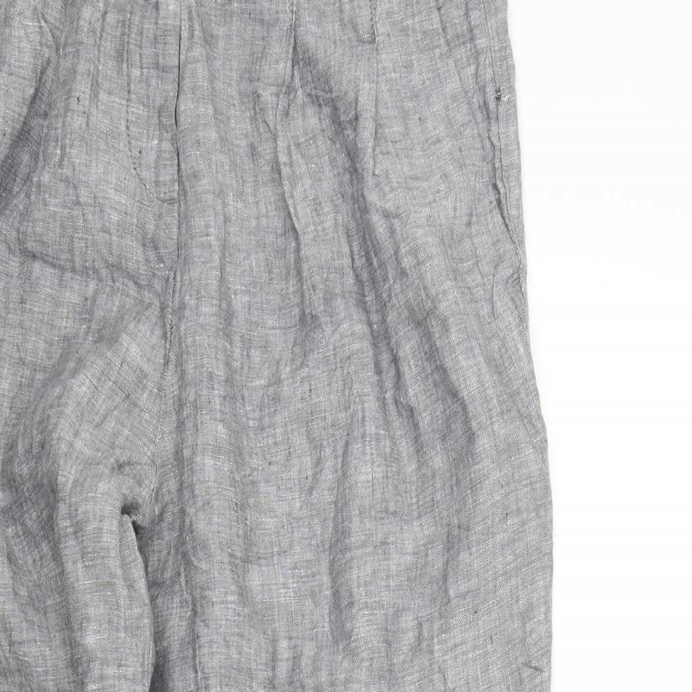 M&S Womens Grey   Trousers  Size 12 L27 in