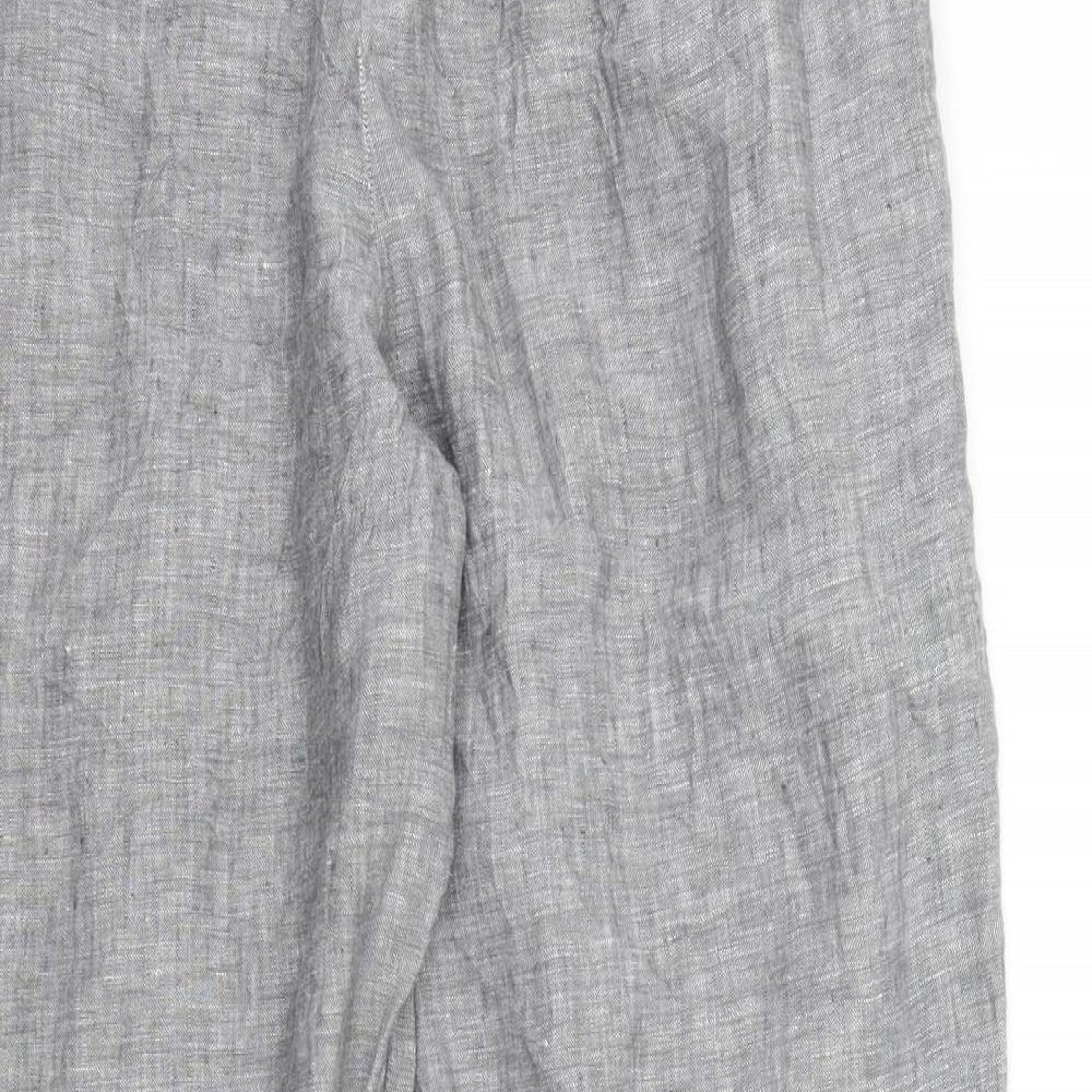 M&S Womens Grey   Trousers  Size 12 L27 in