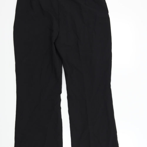 M&S Womens Black   Trousers  Size 14 L26 in