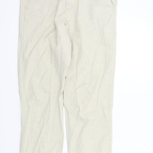 Unique Womens Beige   Trousers  Size M L30 in
