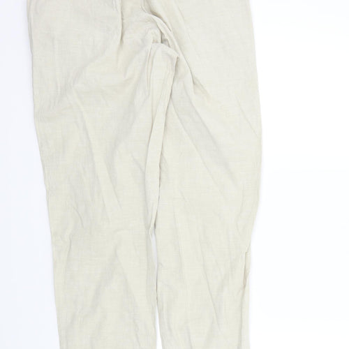 Unique Womens Beige   Trousers  Size M L30 in