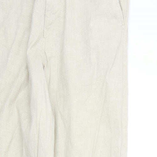 Unique Womens Beige   Trousers  Size M L30 in