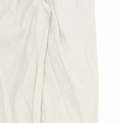 Unique Womens Beige   Trousers  Size M L30 in