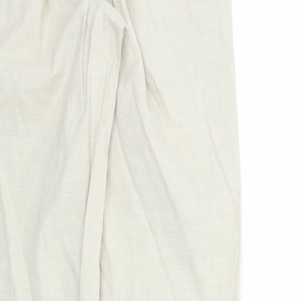 Unique Womens Beige   Trousers  Size M L30 in
