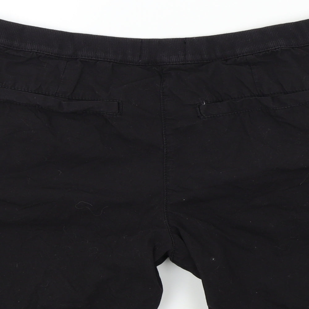 rock & rags Womens Black Colourblock  Bermuda Shorts Size 12