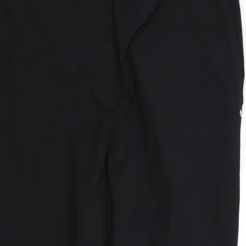M&S Womens Black   Trousers  Size 18 L25 in