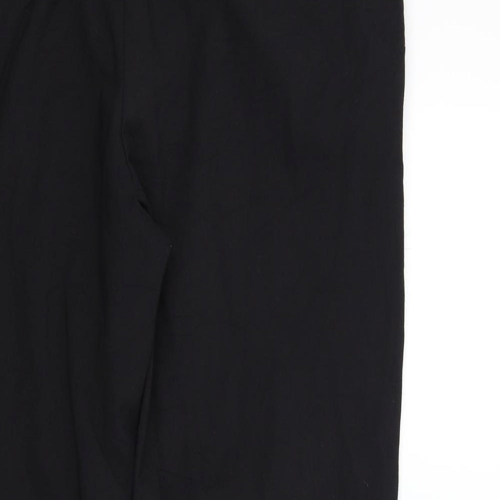 M&S Womens Black   Trousers  Size 18 L25 in