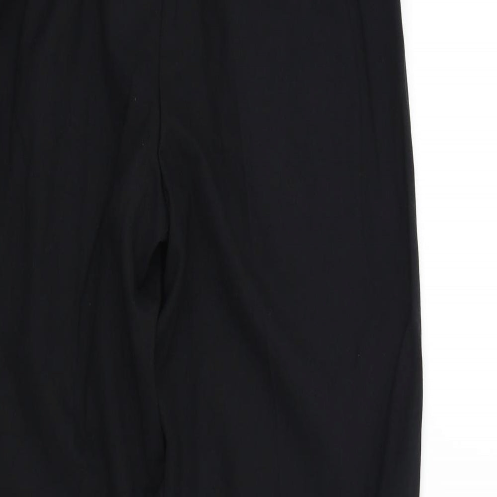 M&S Womens Black   Trousers  Size 10 L26 in