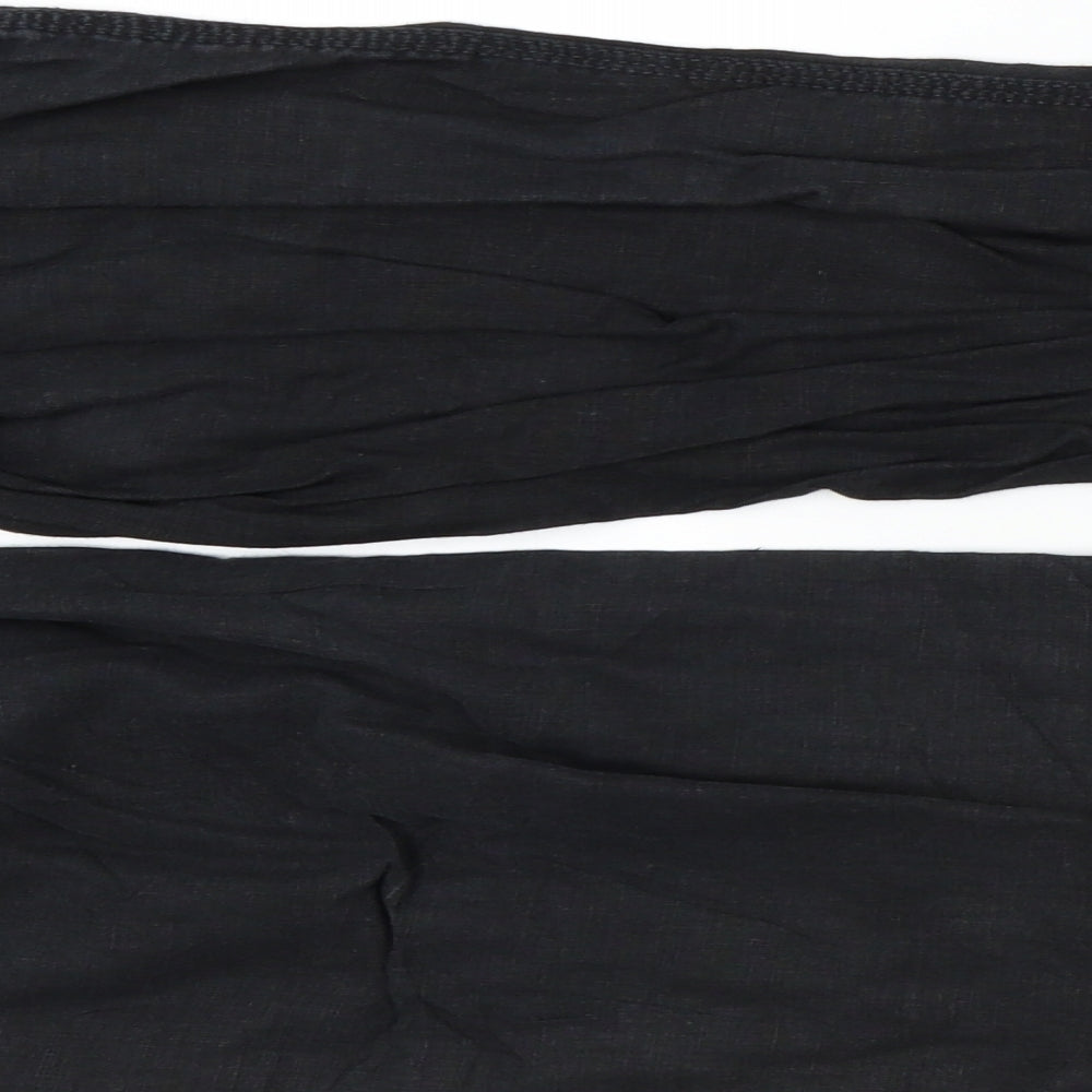 M&S Womens Black   Trousers  Size 12 L29 in