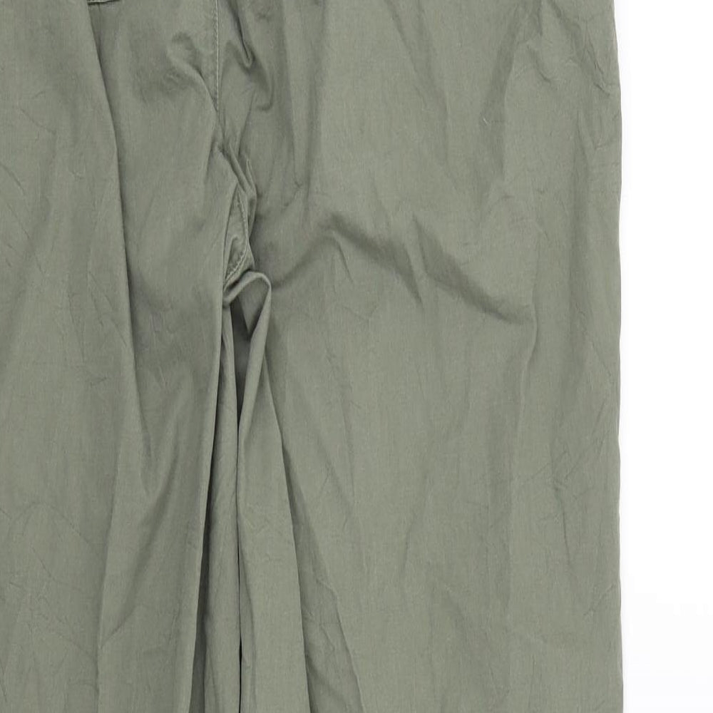 M&S Womens Green   Trousers  Size 16 L28 in