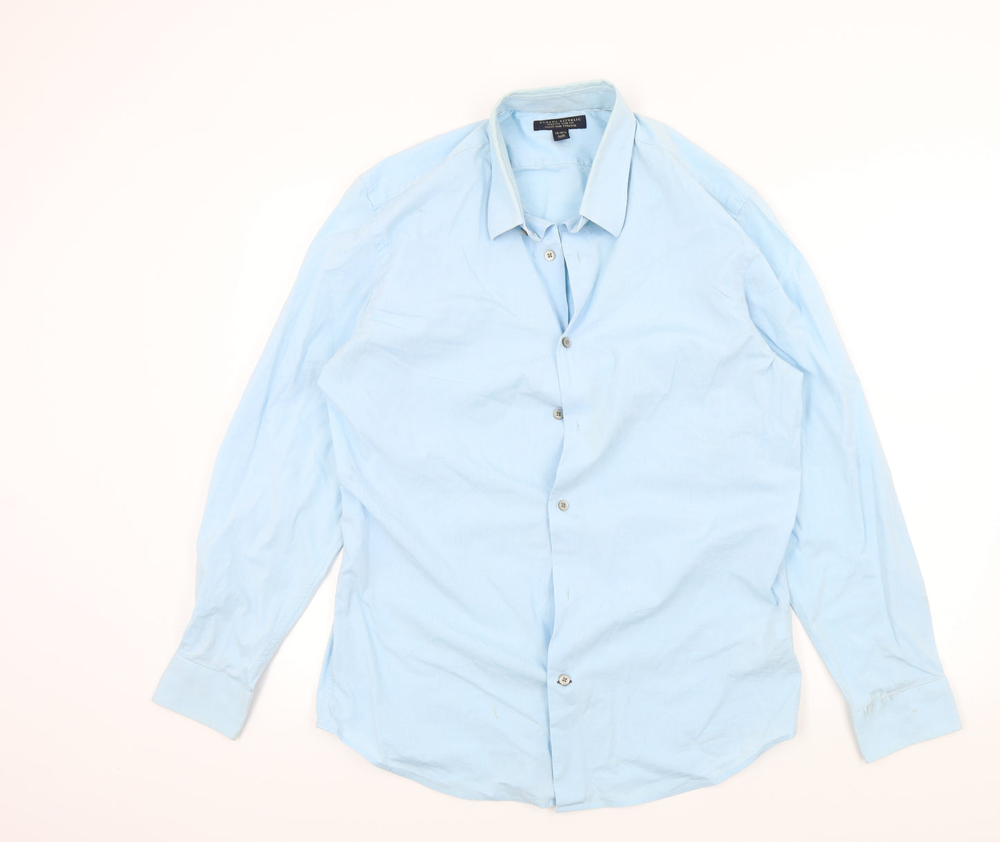 Banana Republic Mens Blue    Button-Up Size 16.5
