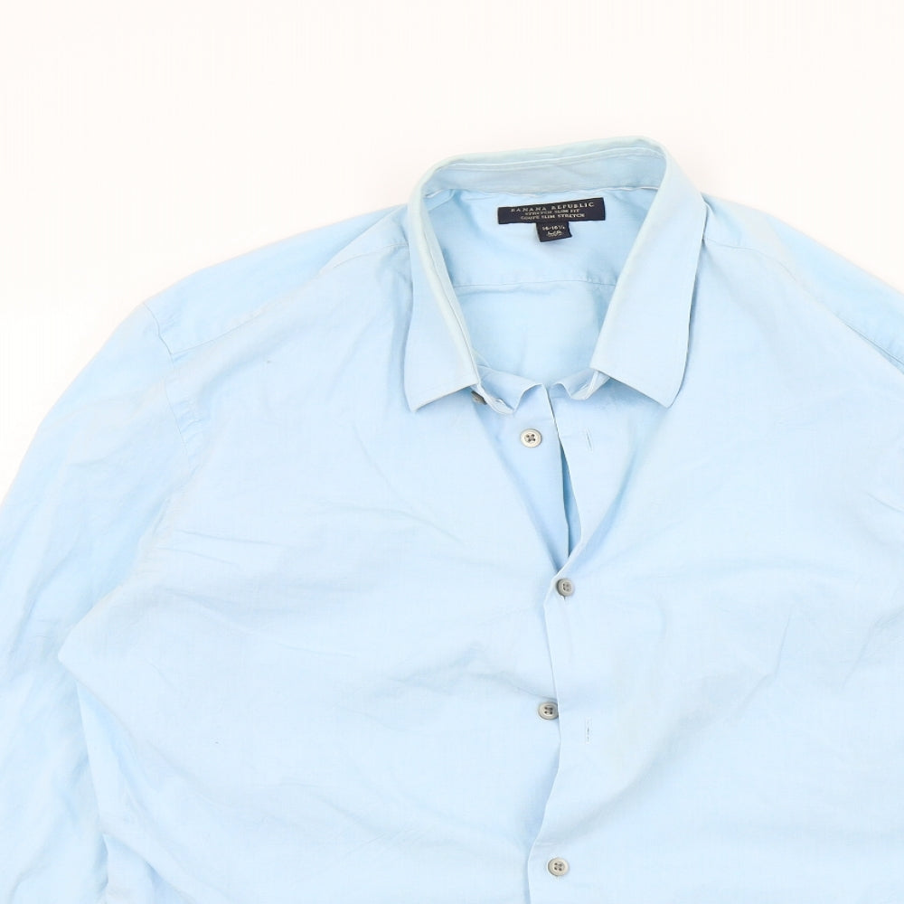 Banana Republic Mens Blue    Button-Up Size 16.5