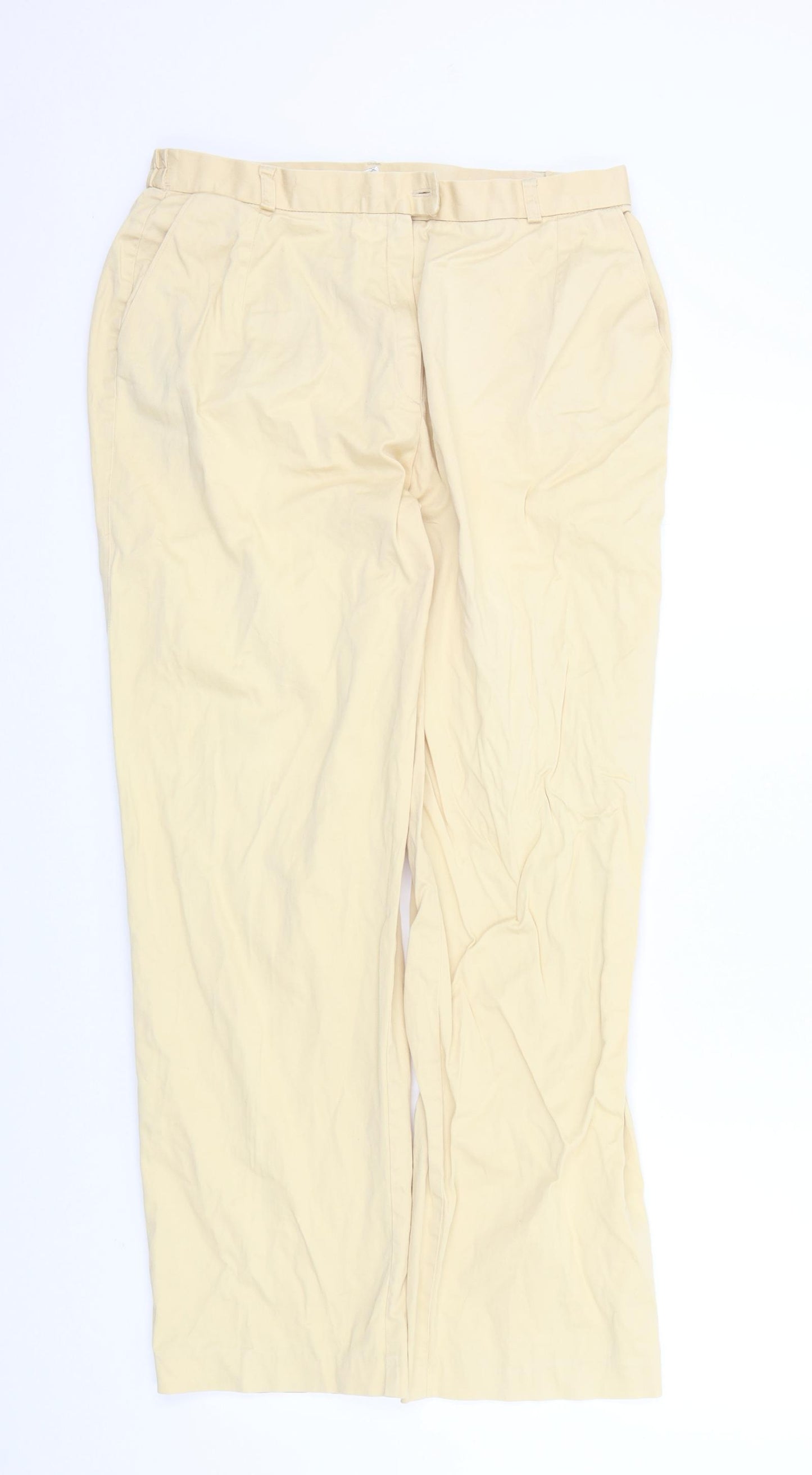 slimma collection Womens Beige   Trousers  Size 16 L30 in
