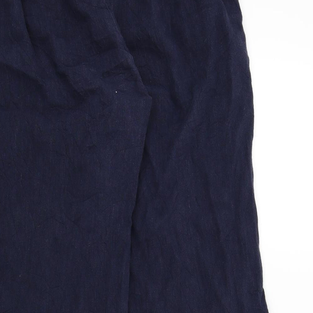 Sahara Womens Blue   Trousers  Size M L25 in - Front pocket