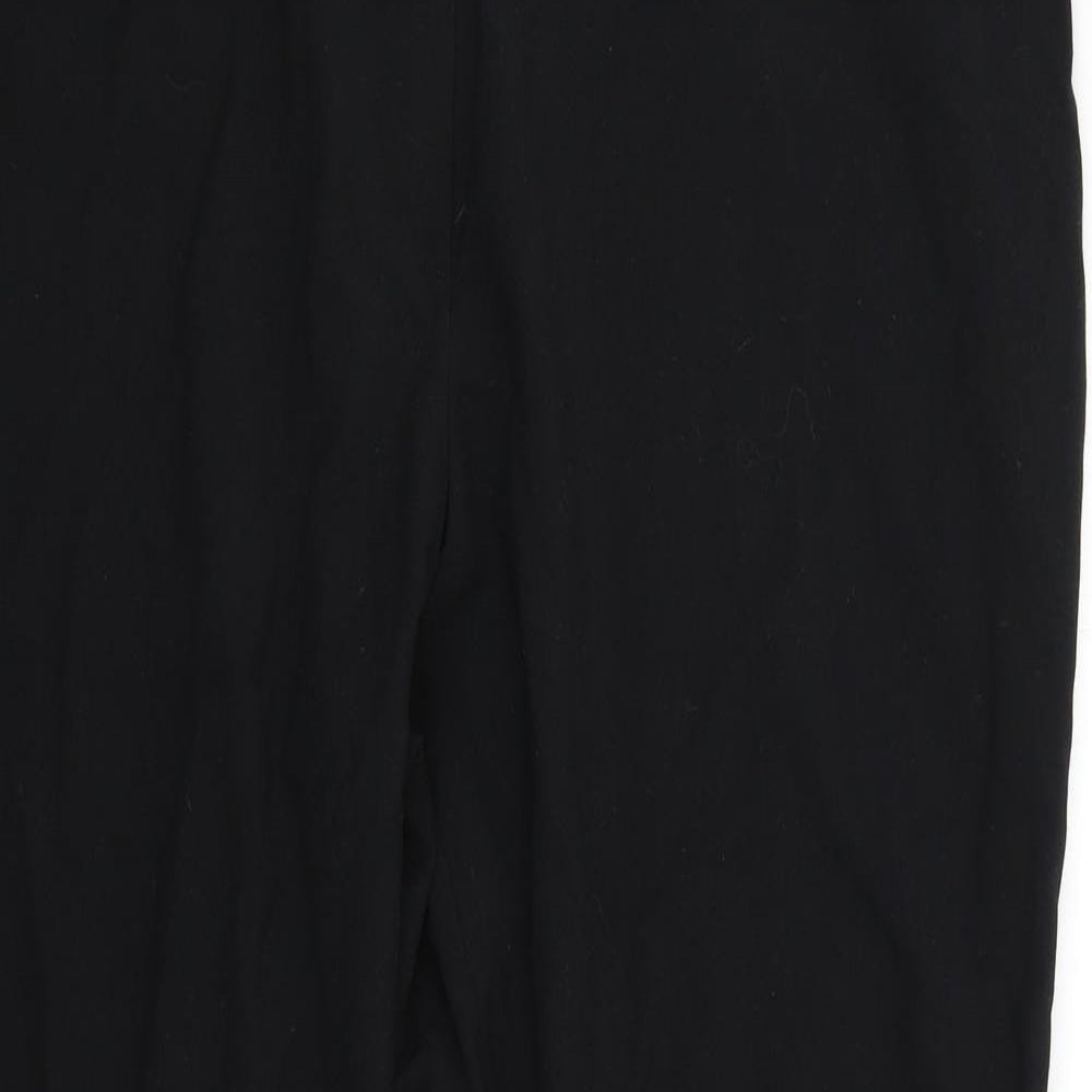 M&S Womens Black   Trousers  Size 20 L29 in