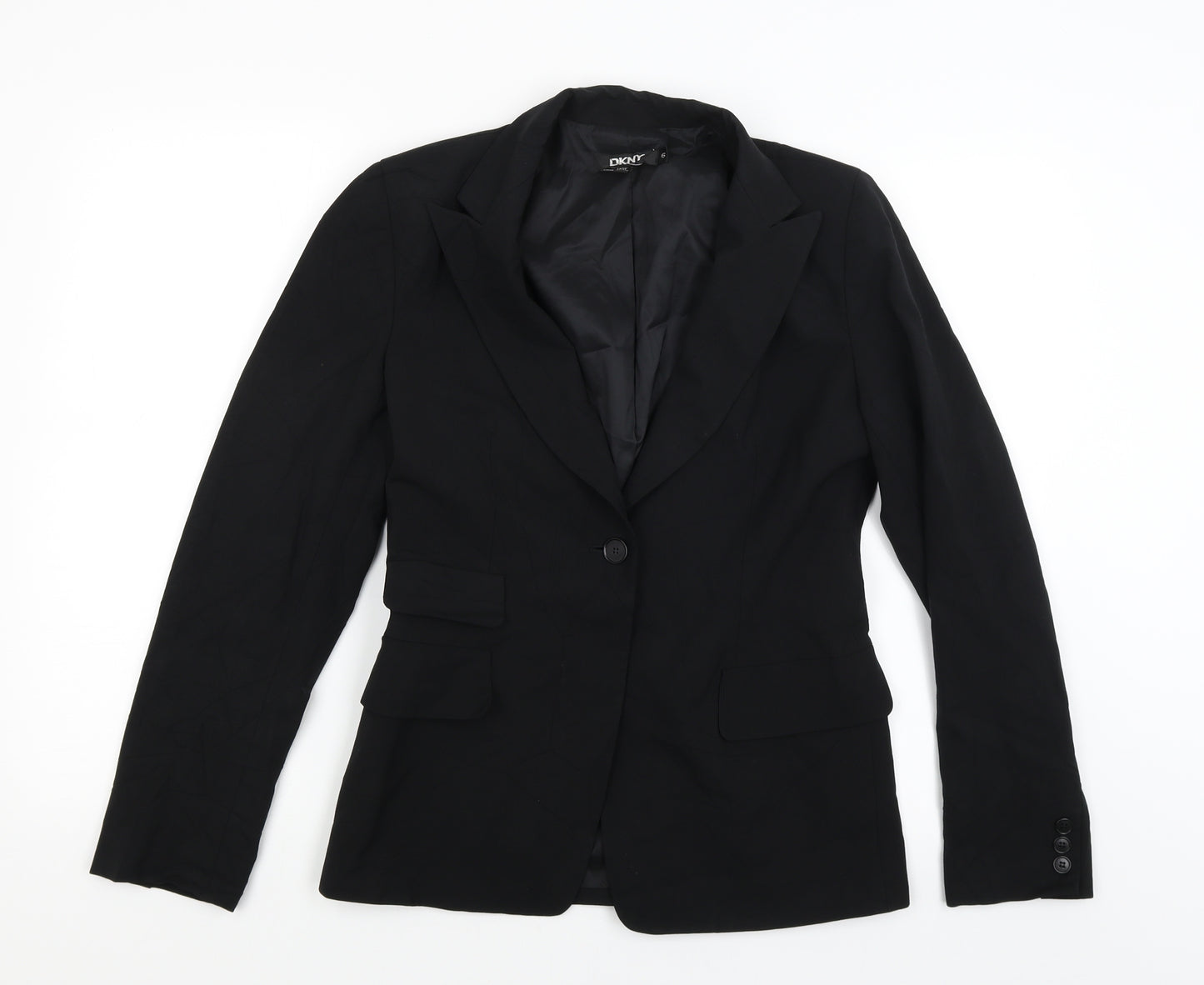 DKNY Womens Black   Jacket Blazer Size 6