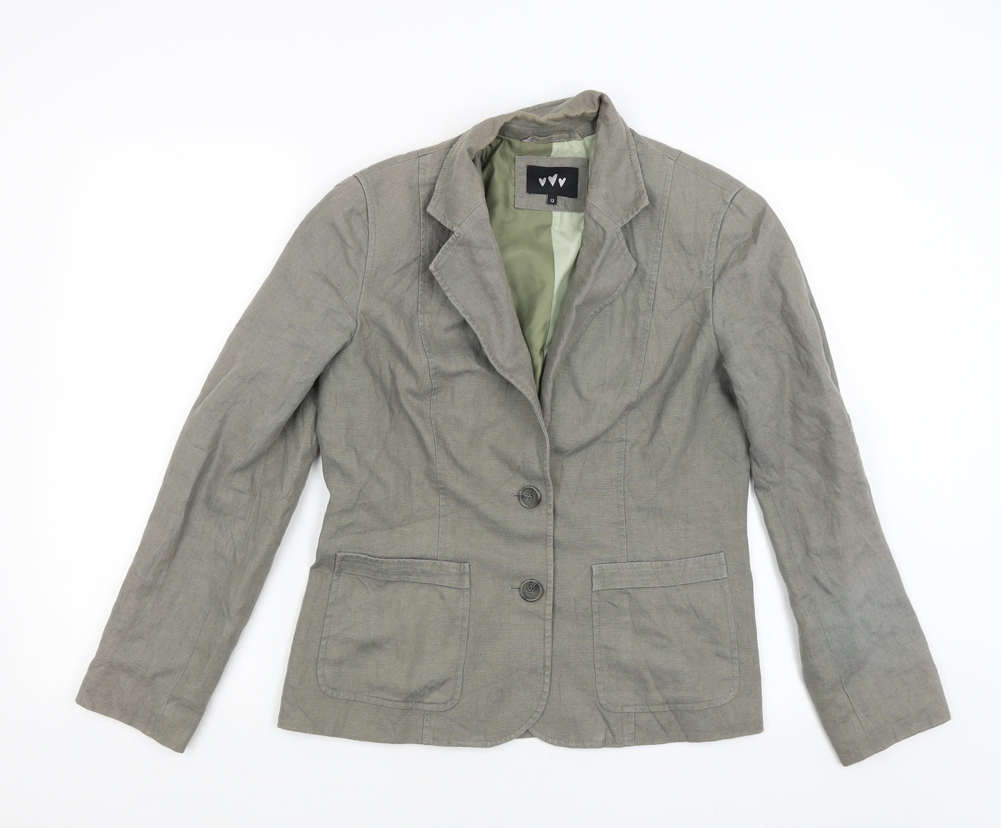 Peruna Womens Green   Jacket Coat Size 12