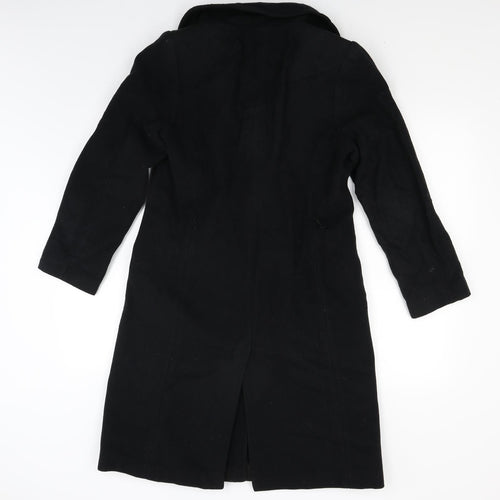 Mexx Womens Black   Overcoat Coat Size 10