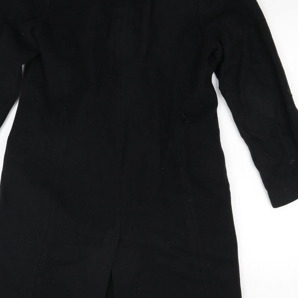 Mexx Womens Black   Overcoat Coat Size 10