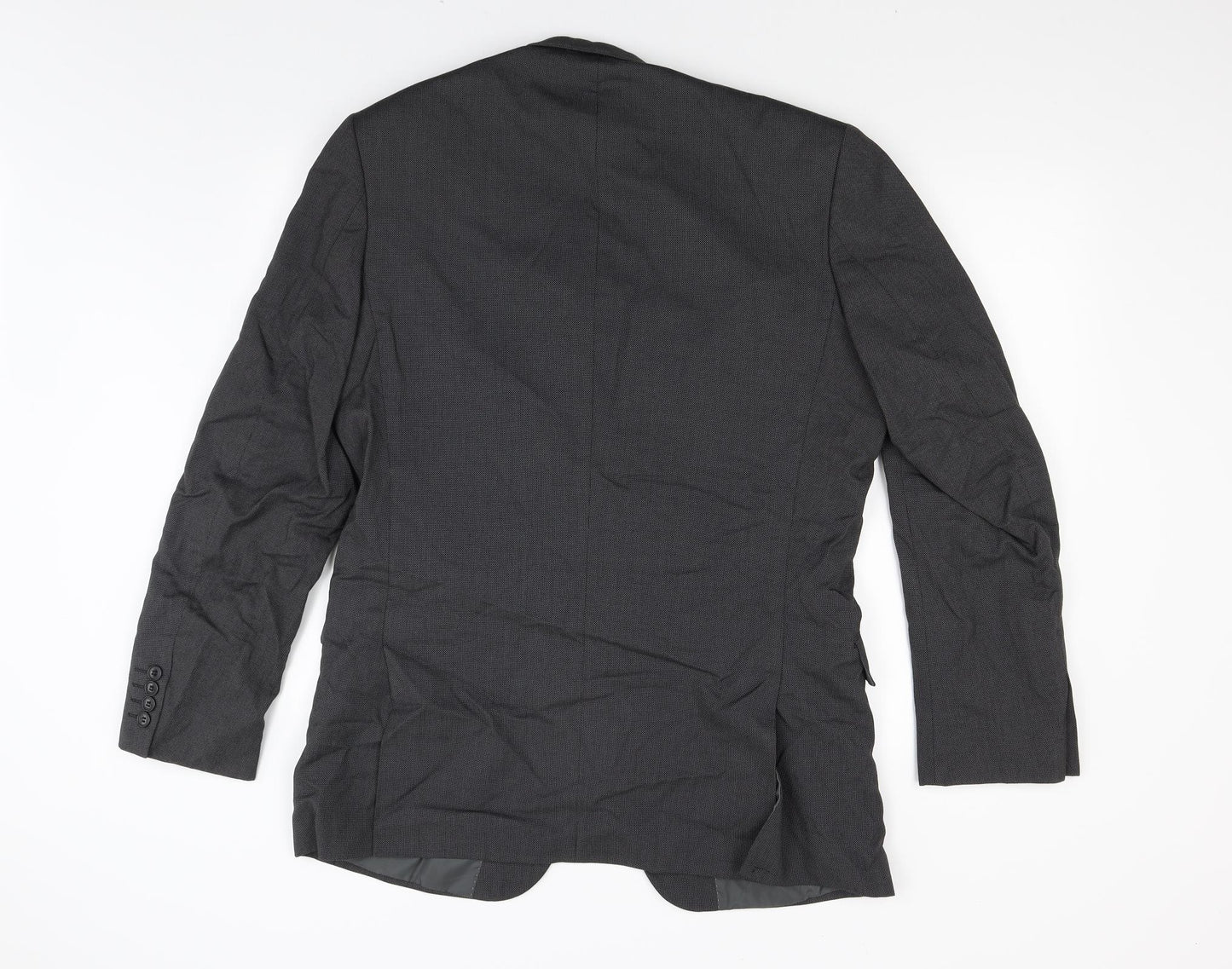 Burton Mens Grey  Rayon Jacket Blazer Size 42