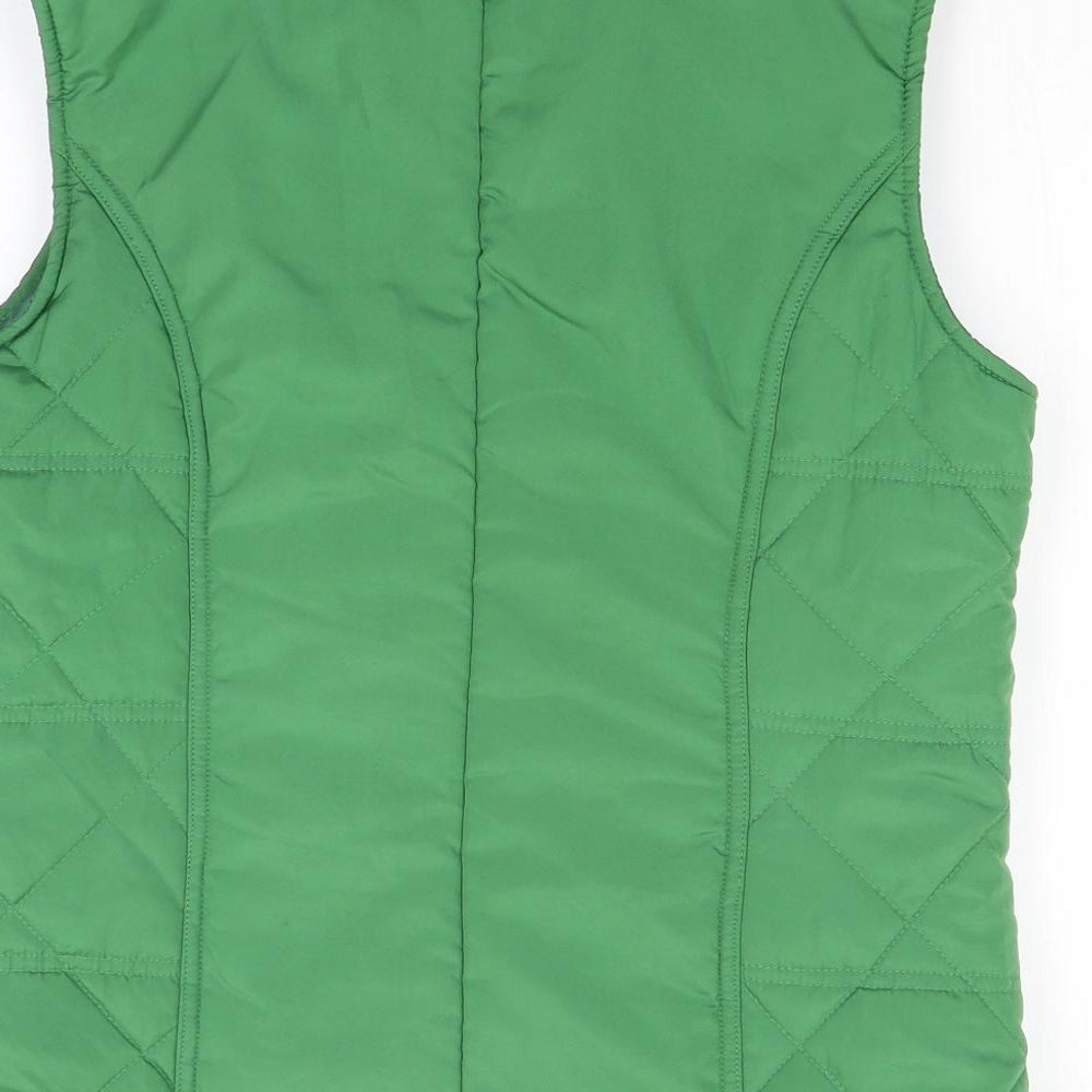 Moda Womens Green   Gilet Coat Size M