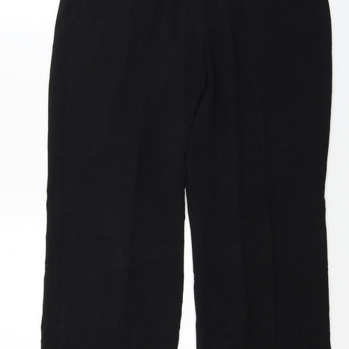 Marks and Spencer Womens Black   Trousers  Size 14 L24 in