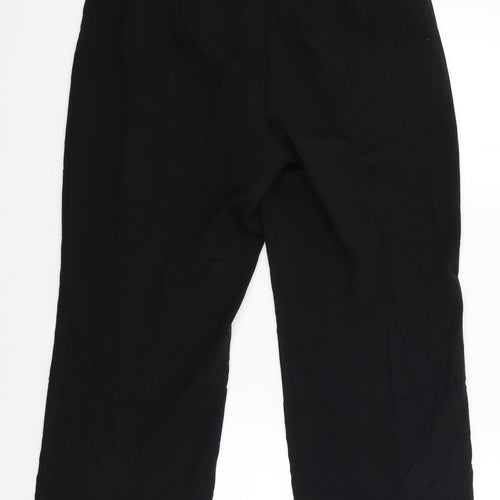 Marks and Spencer Womens Black   Trousers  Size 14 L24 in