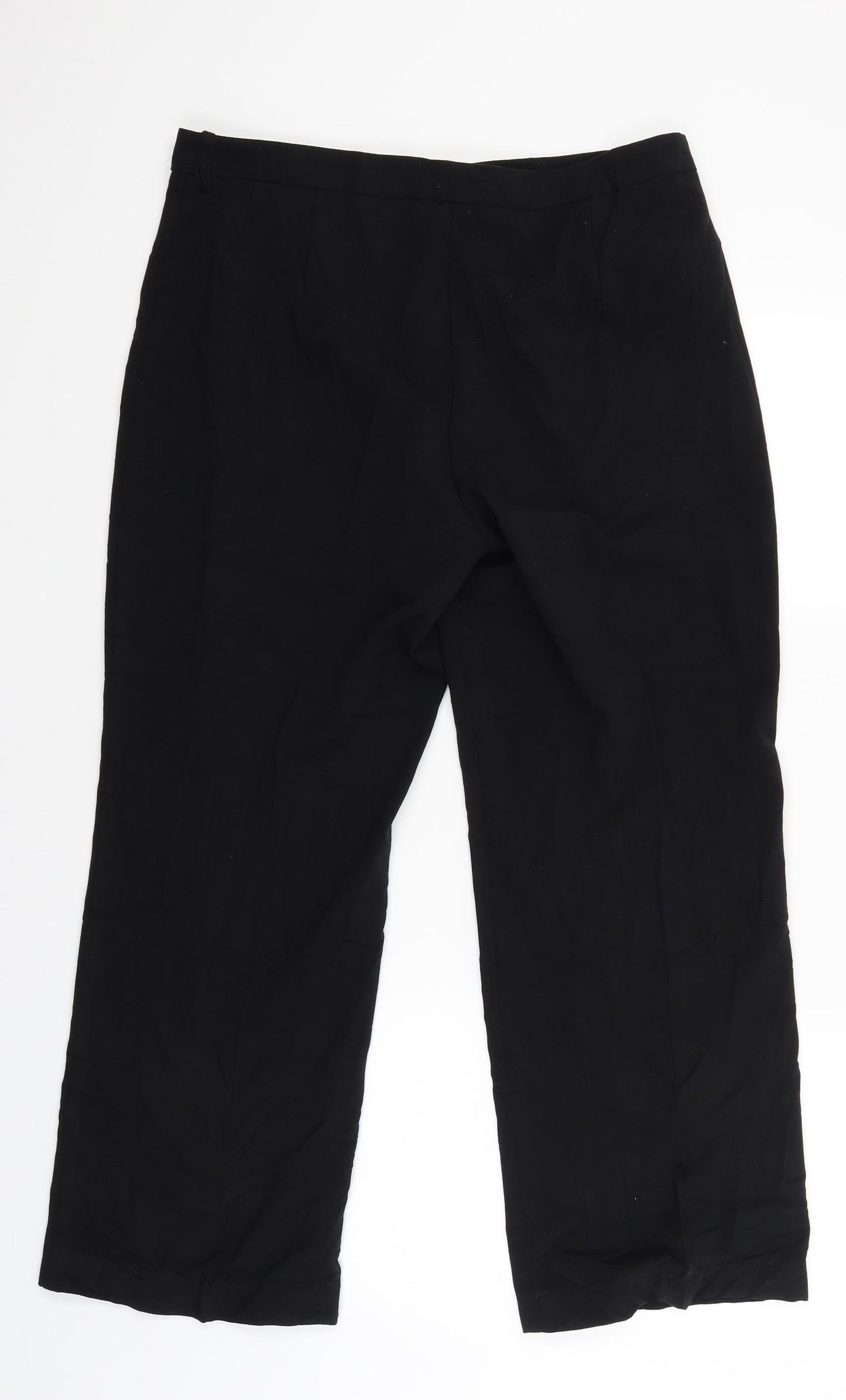 Marks and Spencer Womens Black   Trousers  Size 14 L24 in