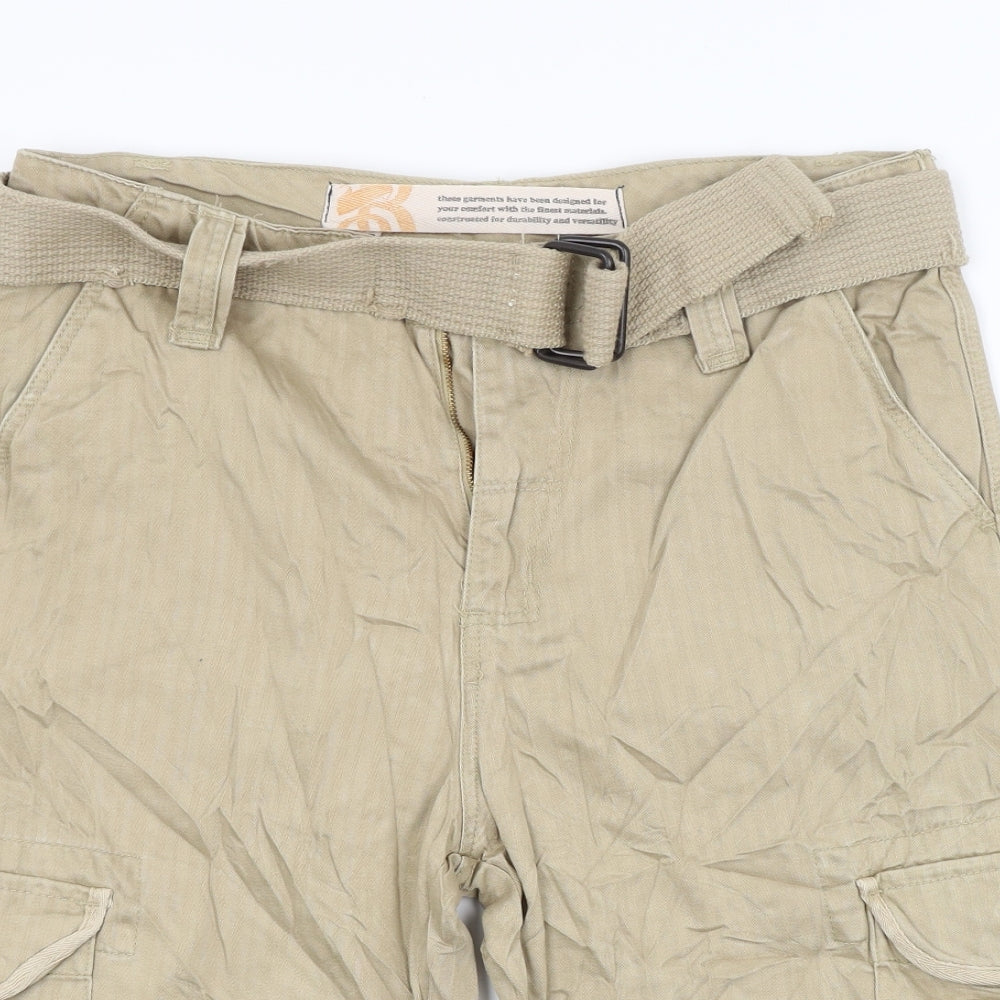 Preworn Mens Beige   Cargo Shorts Size 34