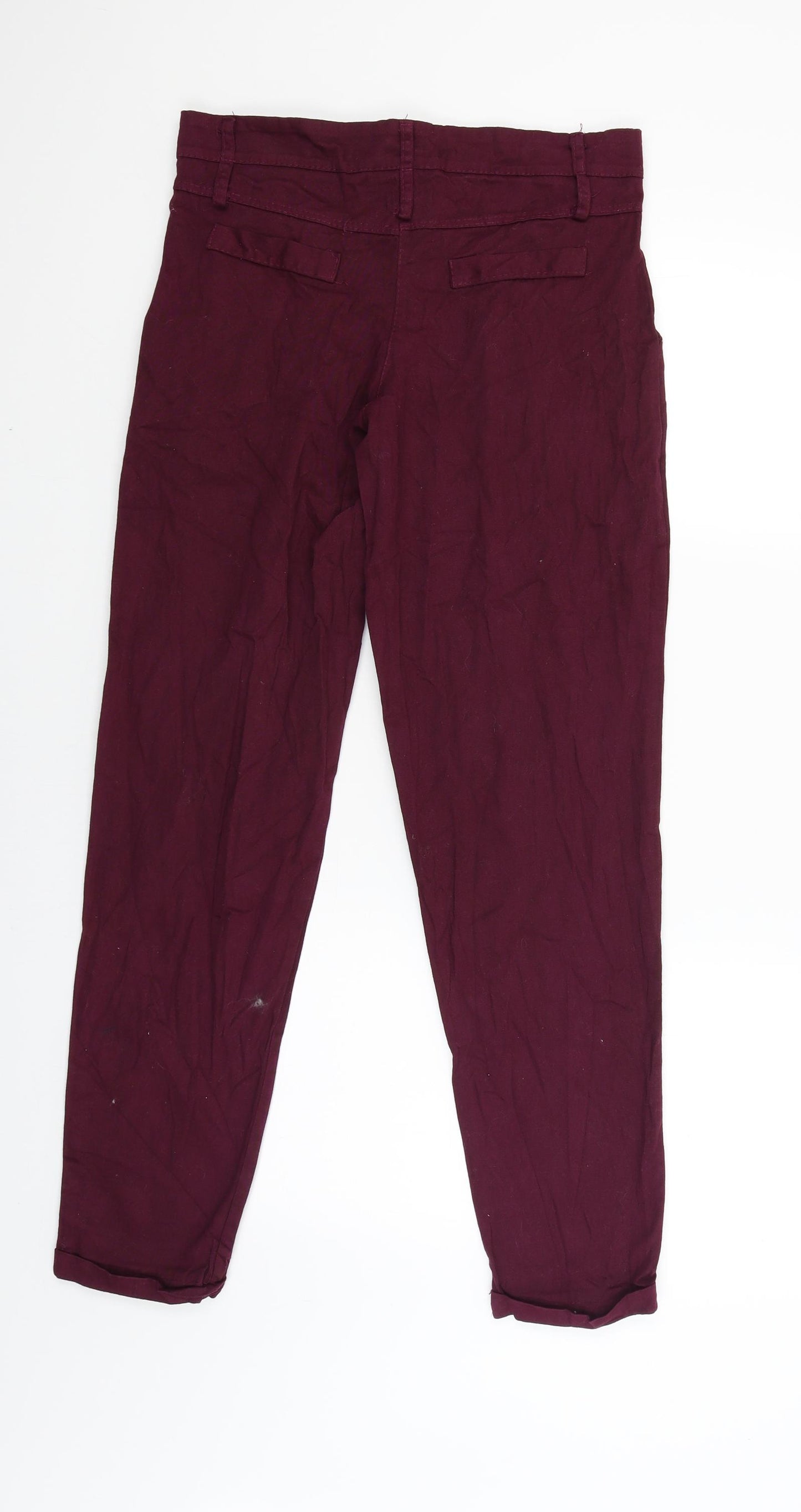 Preworn Womens Red   Trousers  Size 30 L27 in