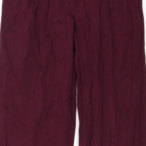 Preworn Womens Red   Trousers  Size 30 L27 in