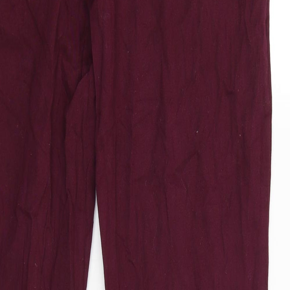Preworn Womens Red   Trousers  Size 30 L27 in