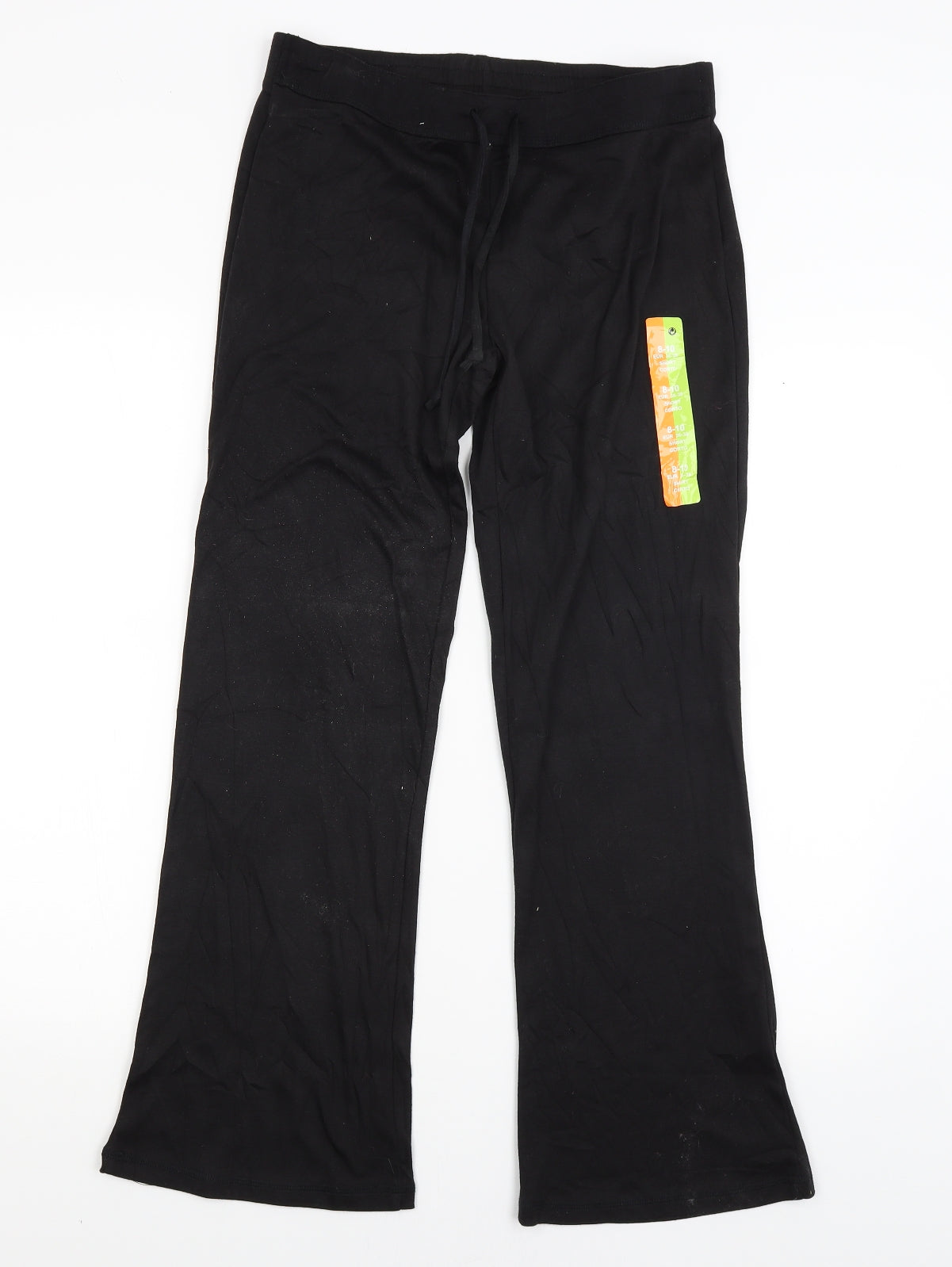 Active Womens Black   Jogger Trousers Size 10 L27 in