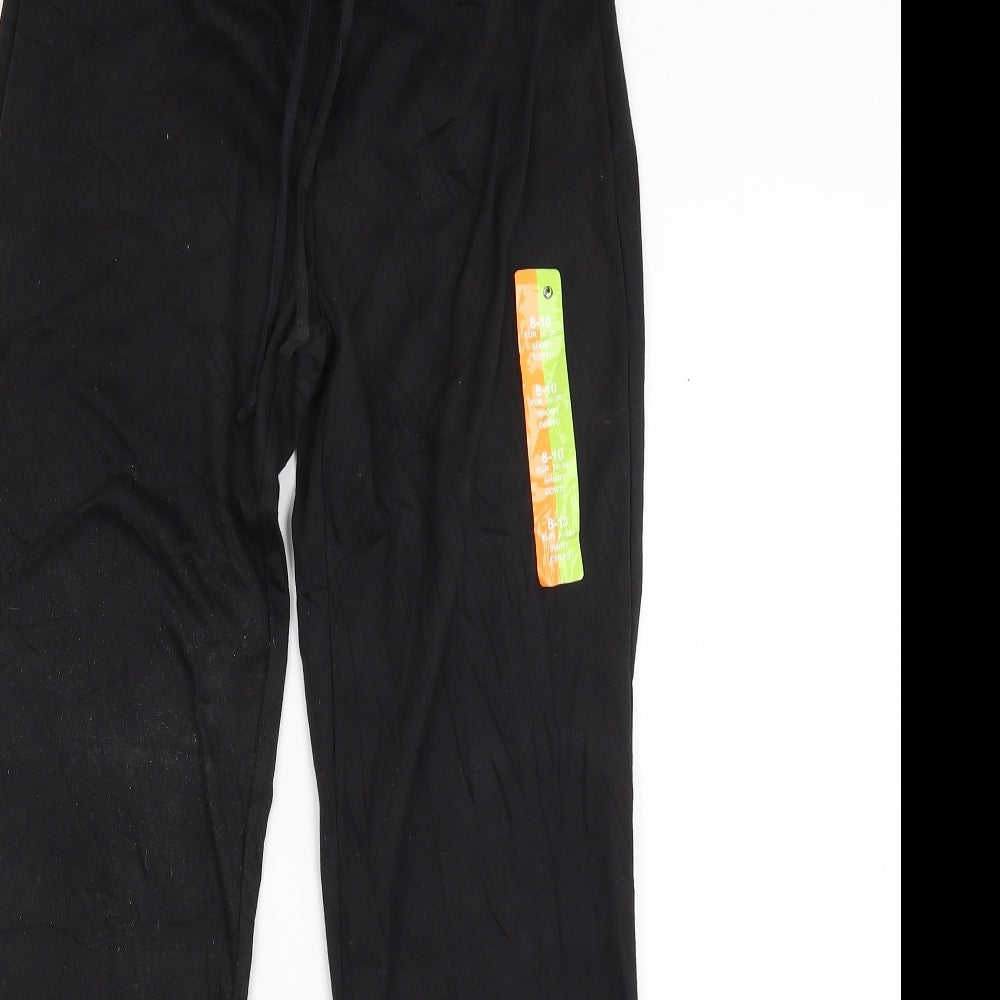 Active Womens Black   Jogger Trousers Size 10 L27 in