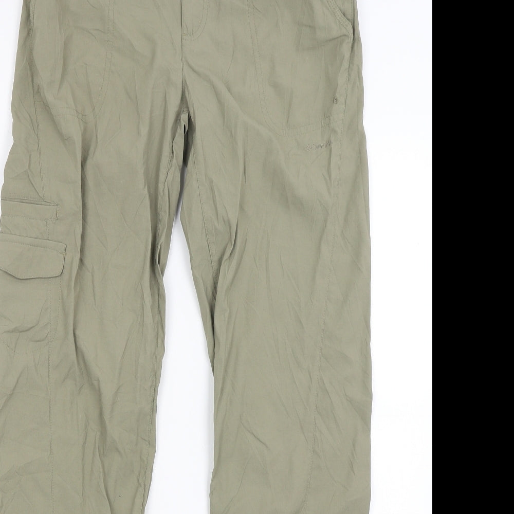 Columbia Womens Green   Trousers  Size 6 L29 in