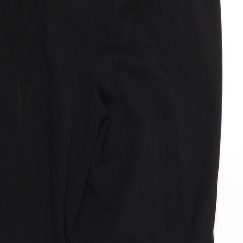 M&Co Womens Black   Trousers  Size 12 L28 in