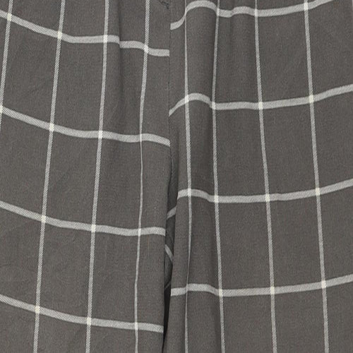 Divided Womens Brown Check  Trousers  Size 6 L23 in