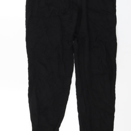 Padini Authentics Womens Black   Jogger Trousers Size 6 L25 in