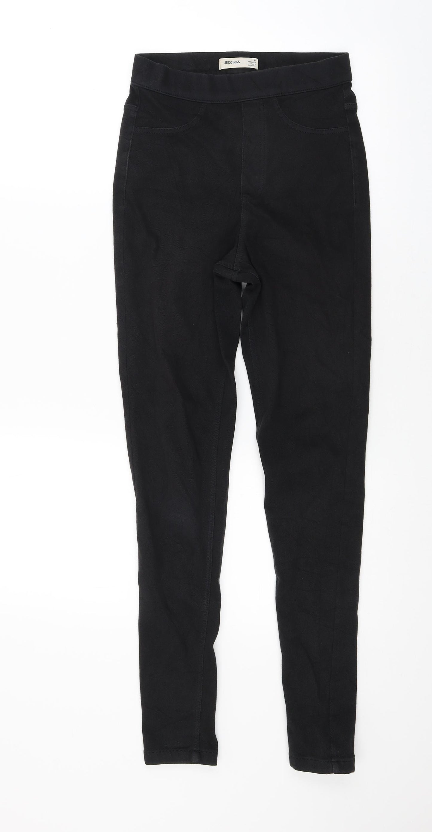 Marks  Womens Black  Denim Jegging Jeans Size 6 L27 in