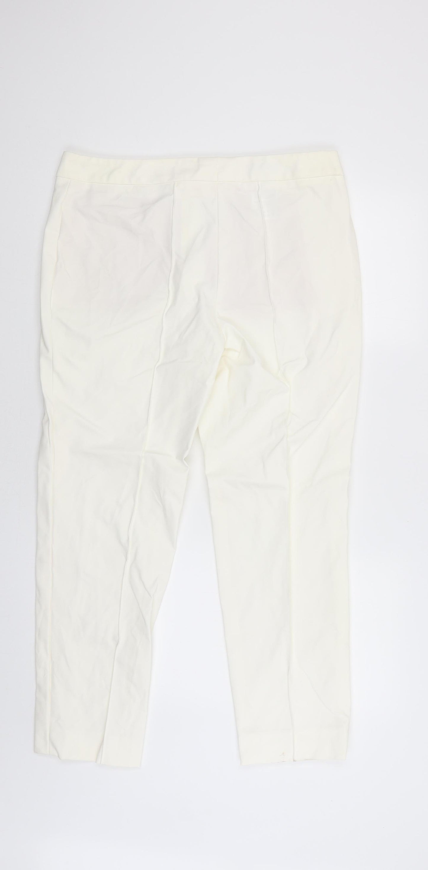 ESCADA Womens White   Trousers  Size 14 L25 in