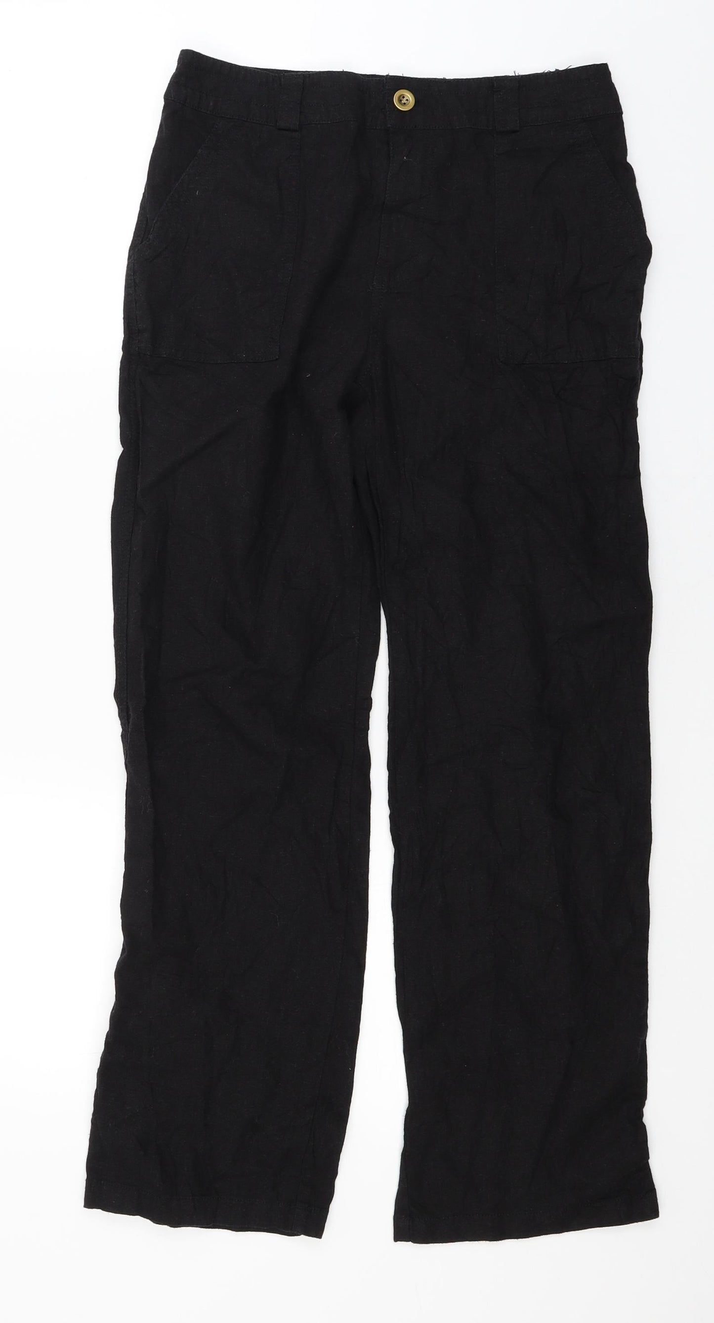 Atmosphere Womens Black   Trousers  Size 10 L27 in