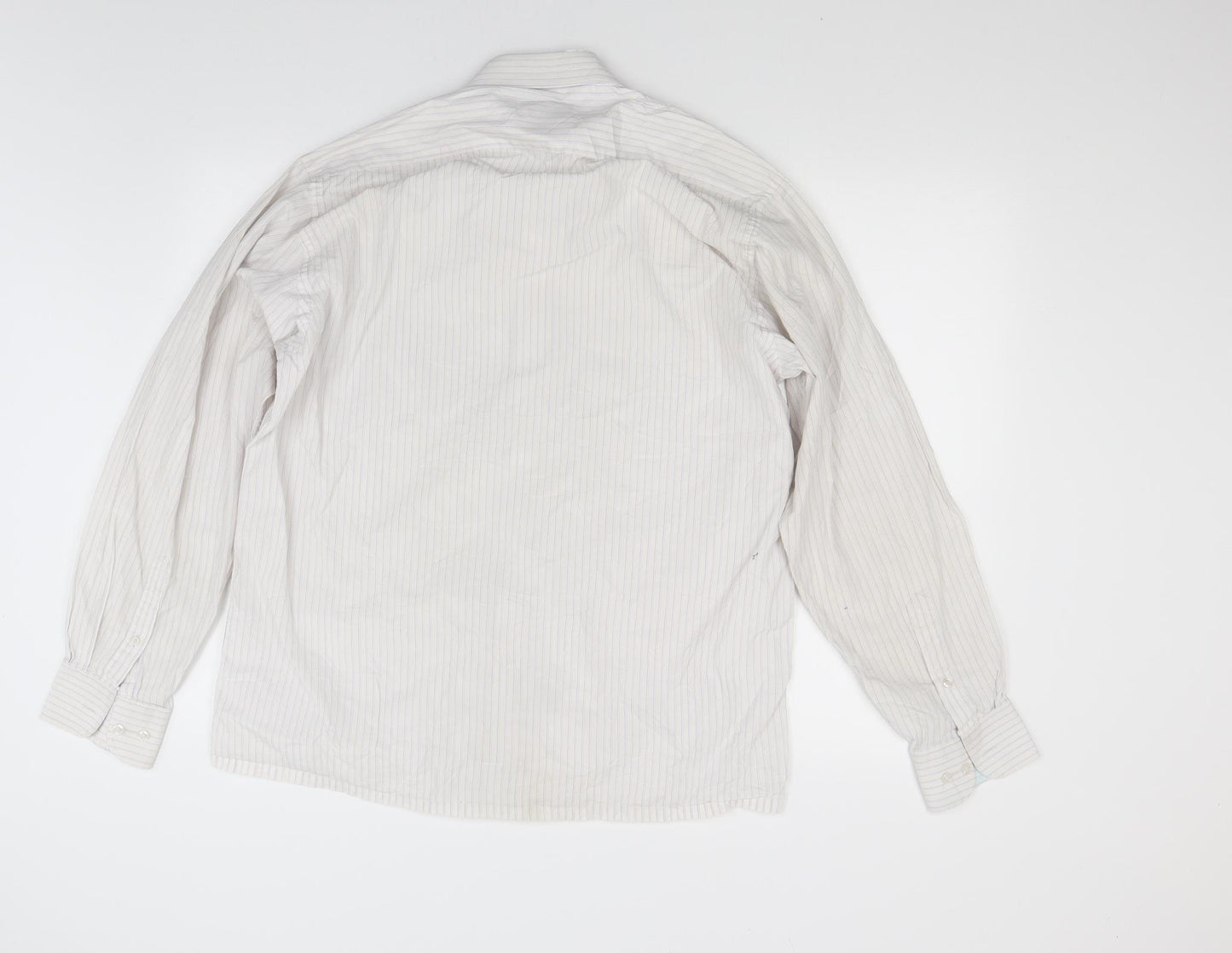 Van Heusen Mens White    Button-Up Size 16.5