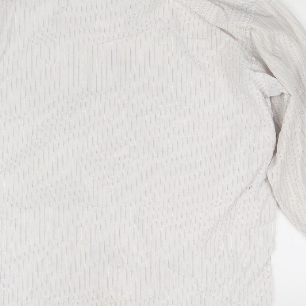 Van Heusen Mens White    Button-Up Size 16.5