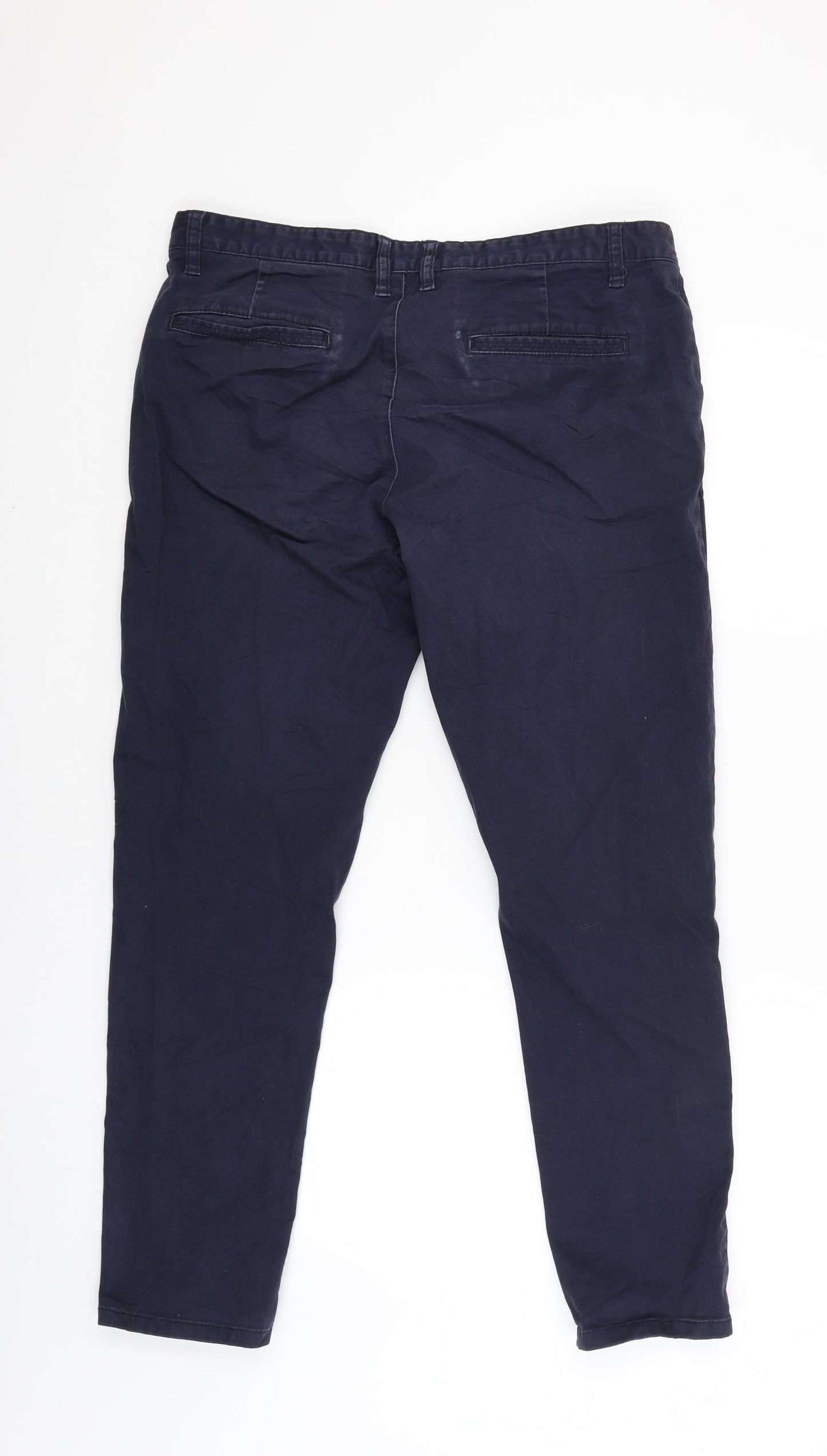 Primark Mens Blue   Chino Trousers Size 34 L30 in