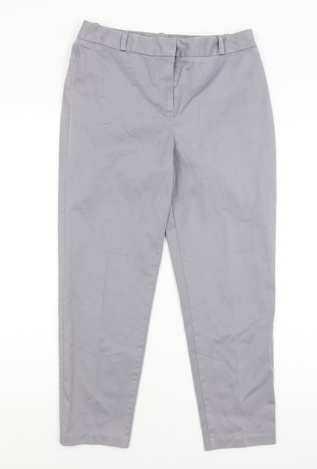 Marks and Spencer Womens Grey   Capri Trousers Size 12 L23 in