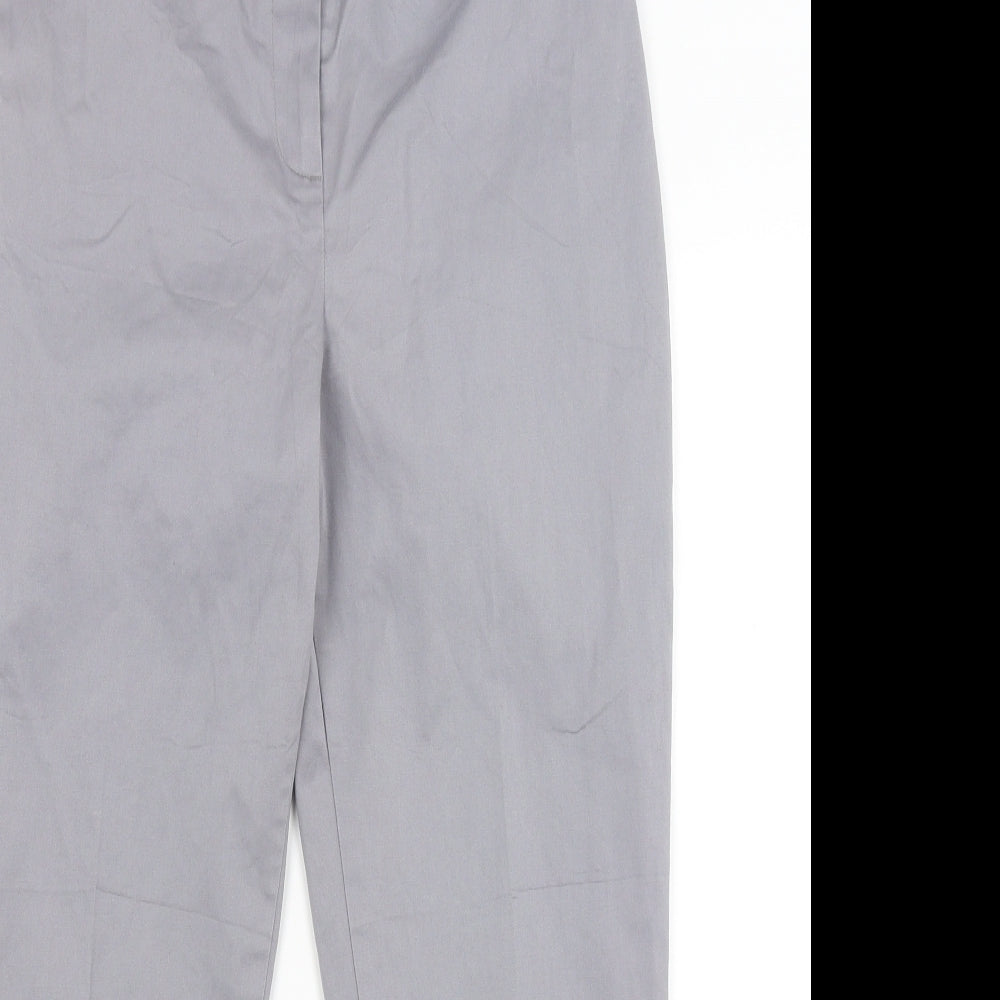 Marks and Spencer Womens Grey   Capri Trousers Size 12 L23 in