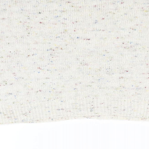 Preworn Womens Beige  Knit Pullover Jumper Size 12