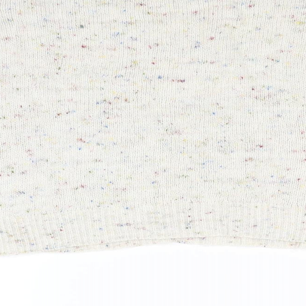 Preworn Womens Beige  Knit Pullover Jumper Size 12