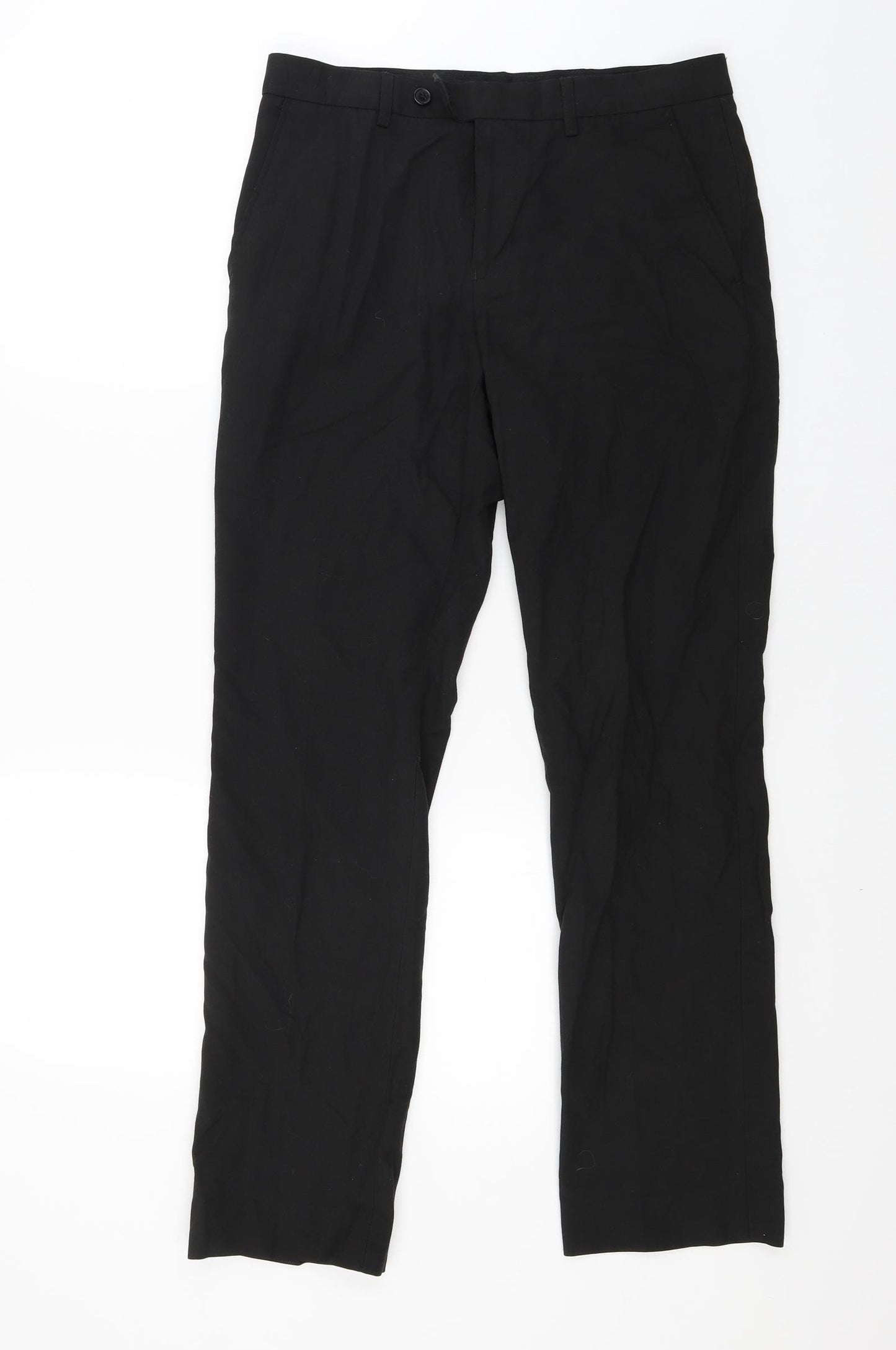 NEXT Mens Black   Trousers  Size 30 L28 in